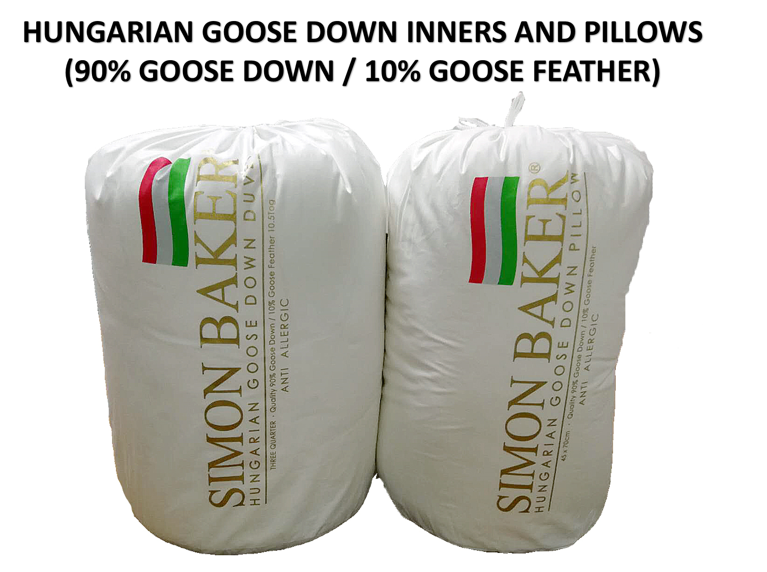Hungarian Goose Down 90/10 Duvet Inner